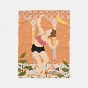 Couverture Polaire Danse Lune