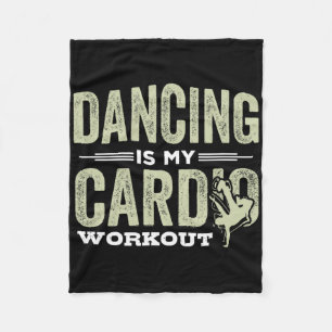 Couverture Polaire Danser Est Mon Cardio Entraînement Cool Drôle Dans