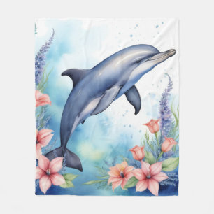 Couverture Polaire Dauphin de mer