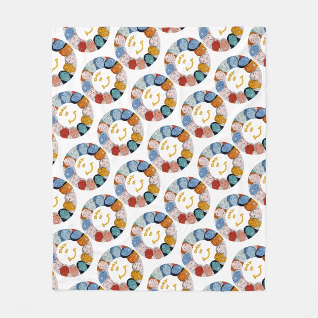 Couverture Polaire Day of Happiness  (Devant)