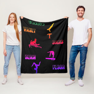 Couverture polaire de gymnastique Sauteuse, Barres