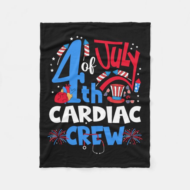 Couverture Polaire De Juillet Équipage Cardiaque Infirmière Cardiaque (Devant)