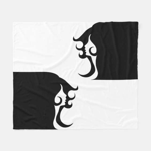 Couverture Polaire Deco mod woman (Devant (Horizontal))