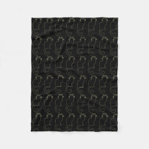 Couverture Polaire Décor de literie de Blanket Le Chat Blankets