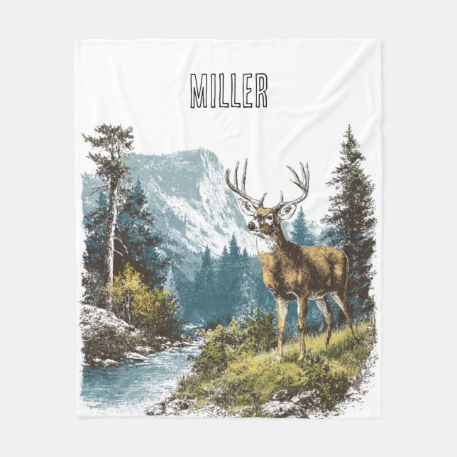 Couverture Polaire Deer Nature  (Devant)