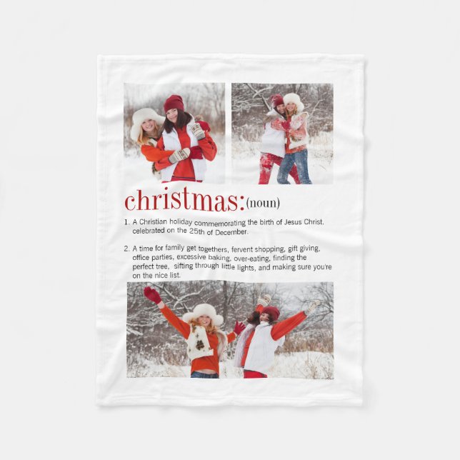 Couverture Polaire Définition de Noël (Devant)