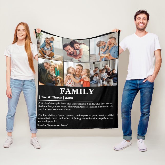 Couverture Polaire Définition personnalisée de la famille de collages (En situation)