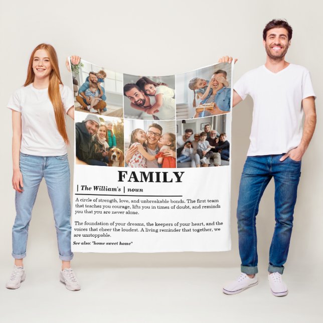 Couverture Polaire Définition personnalisée de la famille de collages (En situation)
