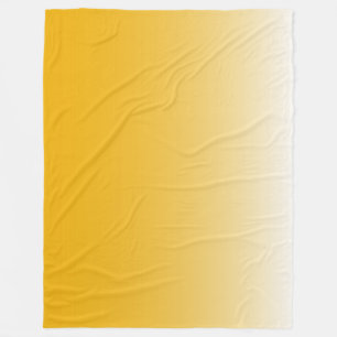 Couverture Polaire dégradé à deux tons foncé jaune
