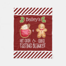 Couverture Polaire Dégustation de cacao chaud et de biscuits