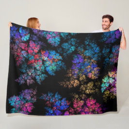 Couverture Polaire Délicat ornement feuille