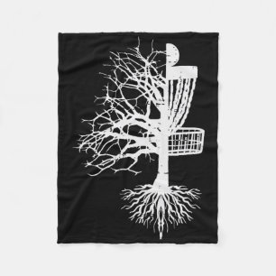 Couverture Polaire Demi-disque Golf Sketch Arbre Drôle Frisbee Frolf
