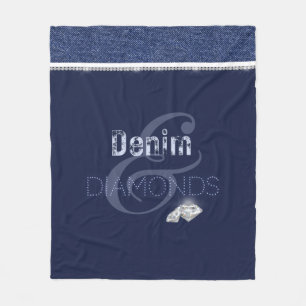 Couverture Polaire Denim & diamants polaire