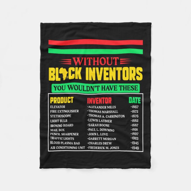 Couverture Polaire Des inventeurs noirs oubliés Mois de l'histoire de (Devant)