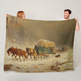 Couverture Polaire Des pionniers bravent une tempête de neige rentran