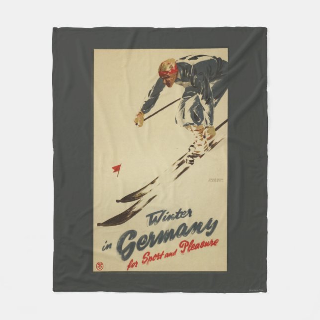 Couverture Polaire Descendeur - promo de sport et de plaisir (Devant)