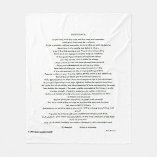 COUVERTURE POLAIRE DESIDERATA LANCE BLANKEET