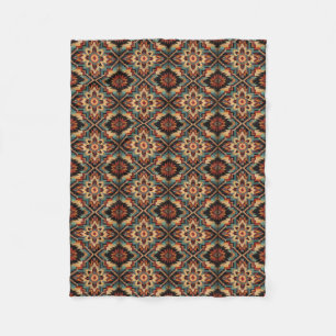 Couverture polaire design Aztec