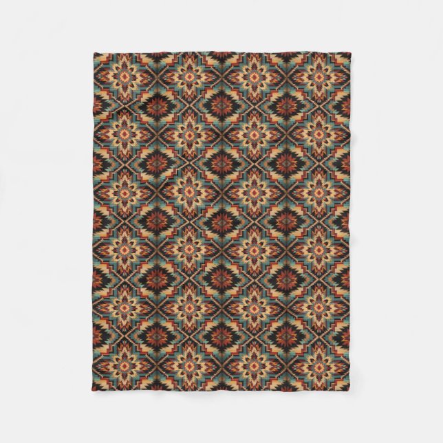 Couverture polaire design Aztec (Devant)