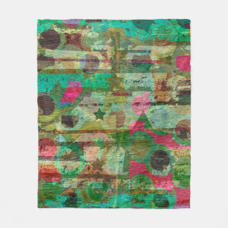 Couverture Polaire Design de bandes abstraites avec textureabs à grai