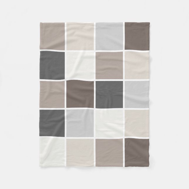 Couverture Polaire Design moderne sophistiqué Couleurs harmoniques (Devant)