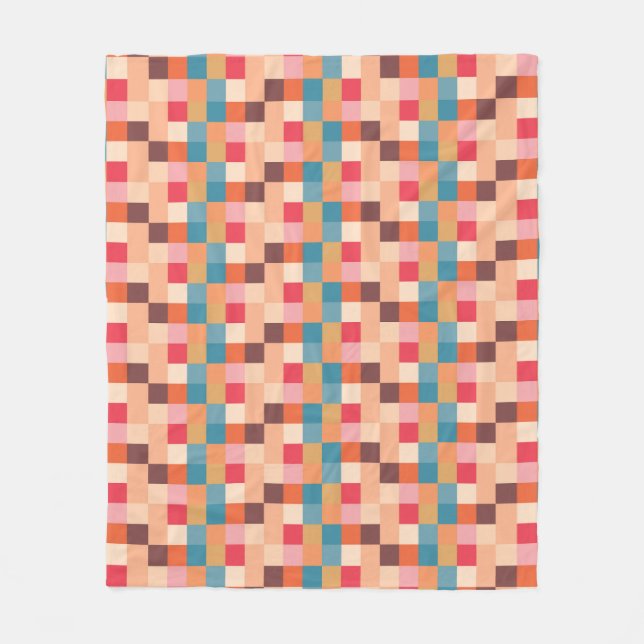 Couverture Polaire Design Motif Abstrait moderne (Devant)