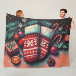 Couverture Polaire Dessin Pastel Dessin Noël Mitte