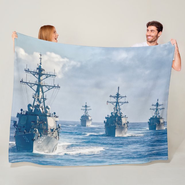 COUVERTURE POLAIRE DÉTROYEUR DE MISSILES GUIDÉS - DDG-59 (En situation)