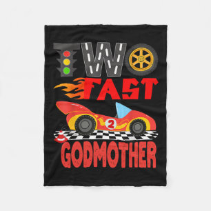 Couverture Polaire Deux Fast Godmère Pit Crew Racing voiture famille