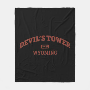 Couverture Polaire Devil's Tower College Style Rock Escalade Area Des