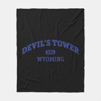 Couverture Polaire Devil's Tower College Style Rock Escalade Area Des