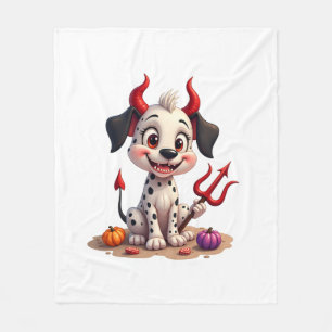 Couverture Polaire Diable Dalmatie mal