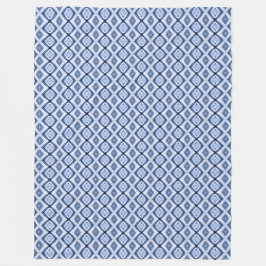 Couverture Polaire Diamants Bleus Harmonie Motif Chaud Snuggly Fleece