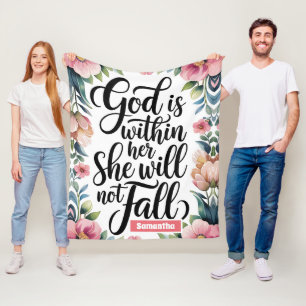 Couverture Polaire Dieu personnalisé est au sein de ses femmes chréti