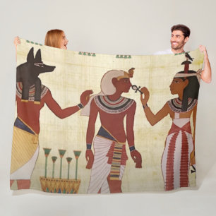 COUVERTURE POLAIRE DIEUX ÉGYPTIENS