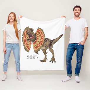 Couverture Polaire Dilophosaurus dessin animé