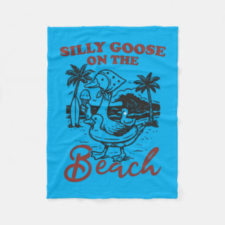 Couverture Polaire Dindon Ridicule Sur La Plage Design