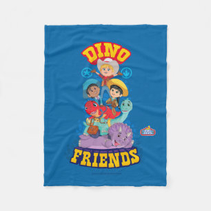 Couverture Polaire Dino Friends   Dino Ranch
