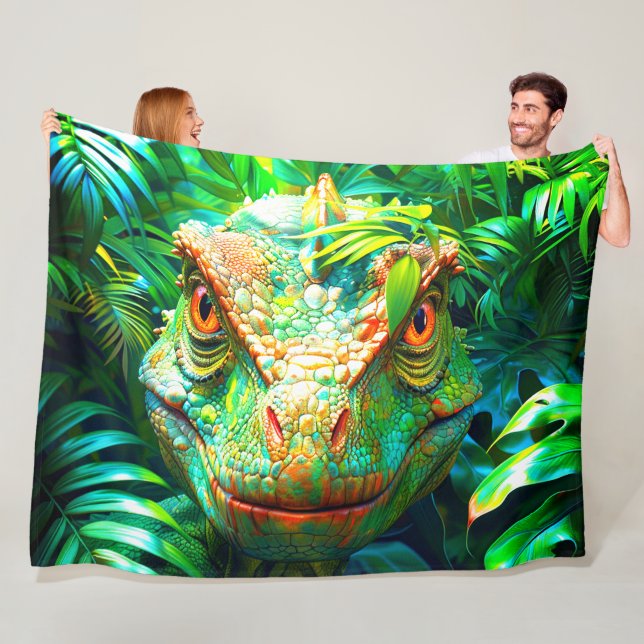 Couverture Polaire Dinosaure (En situation)