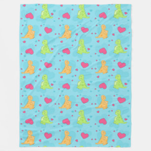 Couverture Polaire Dinosaure Love