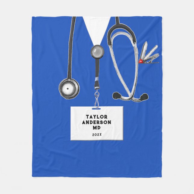 Couverture Polaire Diplôme d'études Médicales (Devant)