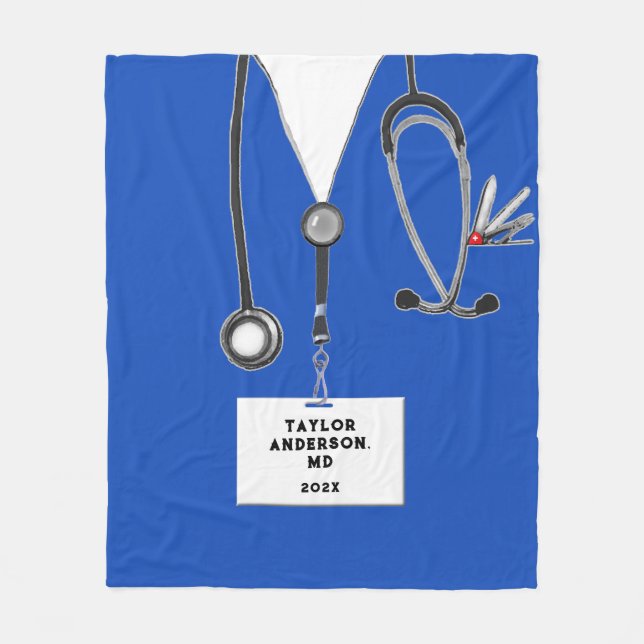 Couverture Polaire Diplôme d'études Médicales (Devant)