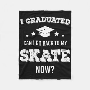 Couverture Polaire Diplôme Drôle Lycée Lauréat Senior Skate