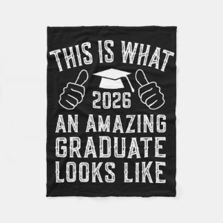 Couverture Polaire Diplômé Incroyable de la Promotion 2026 pour Lui E