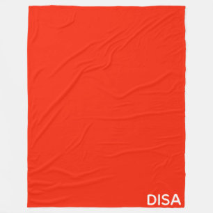Couverture Polaire Disa Red color