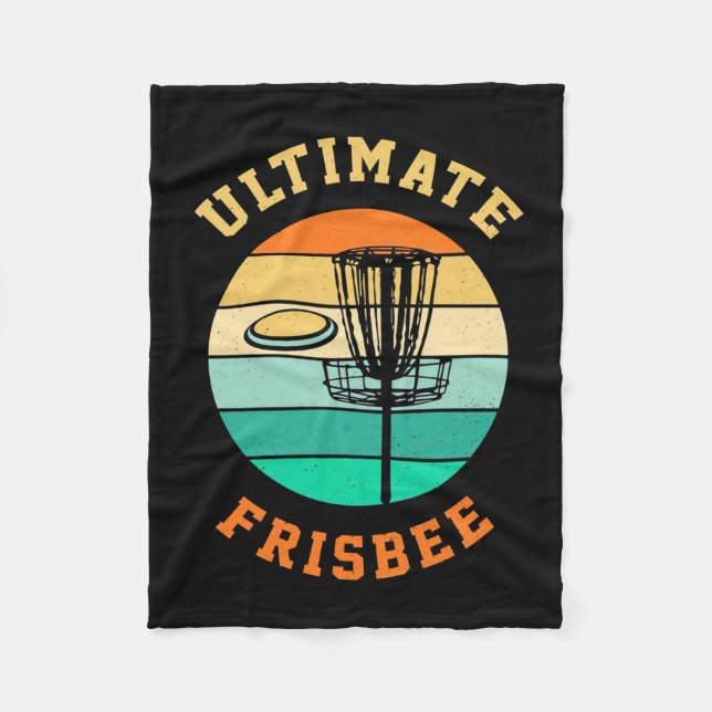 Couverture Polaire Disque Golf Ultimate Frisbee (Devant)