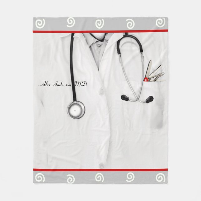 Couverture Polaire Docteur Médicale (Devant)