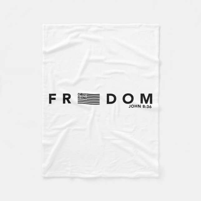 Couverture Polaire Dom American Flag Christ Is King Sets You Design  (Devant)