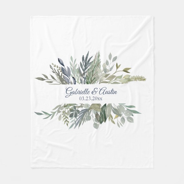 Couverture Polaire Don Mariage de Woodland Folift (Devant)