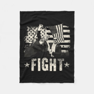 Couverture Polaire Donald Trump 2024 Combattre Donald Trump F